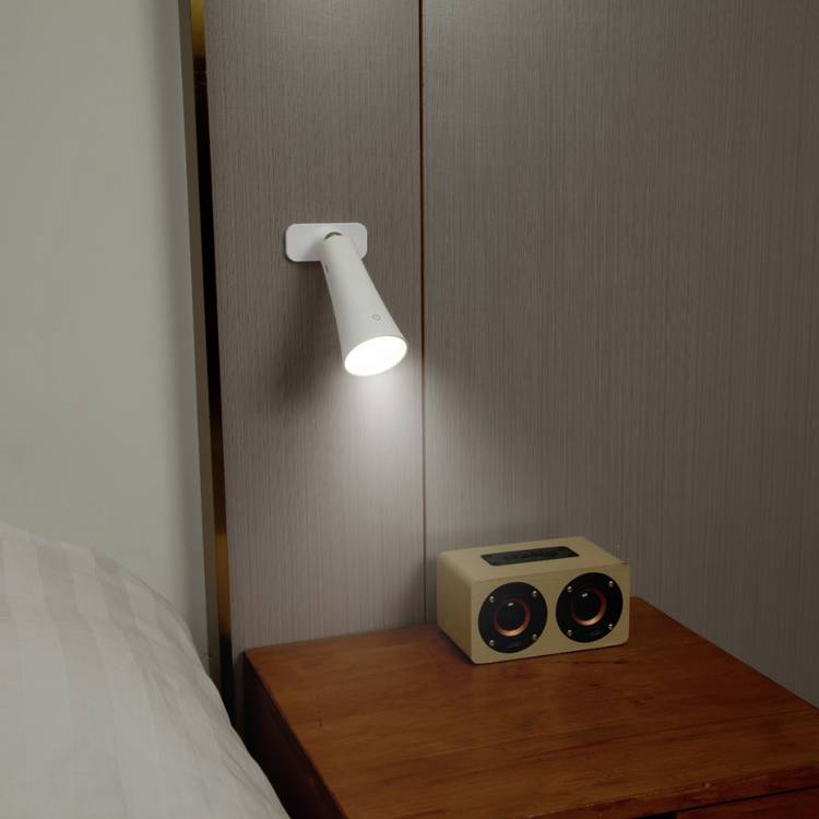 Xtralite Geo Optic magnetic LED rechargeable lamp, White (British brand)
