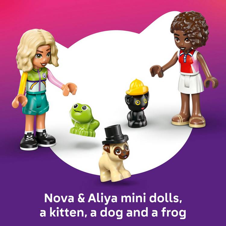 LEGO Friends Pet Accessories Van toy 42678 with mini dolls (British brand)