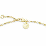 Rosefield crystal charm necklace gold plated 48cm (British brand)