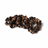 Freedom ruched leopard print scrunchies pack of 5 - British product