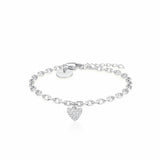 Argos Rosefield Stainless Steel Chunky Heart Pendant Bracelet- Buy online at McGrocer