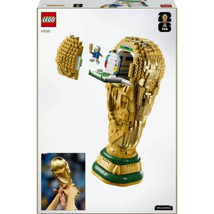 LEGO FIFA World Cup Trophy model kit 2842 pieces - British product