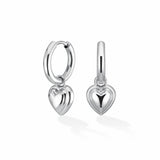Argos Rosefield Silver Plated Heart Pendant Drop Earrings- Buy online at McGrocer