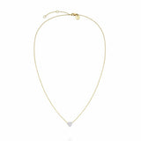 Rosefield gold plated heart necklace 46cm, UK version