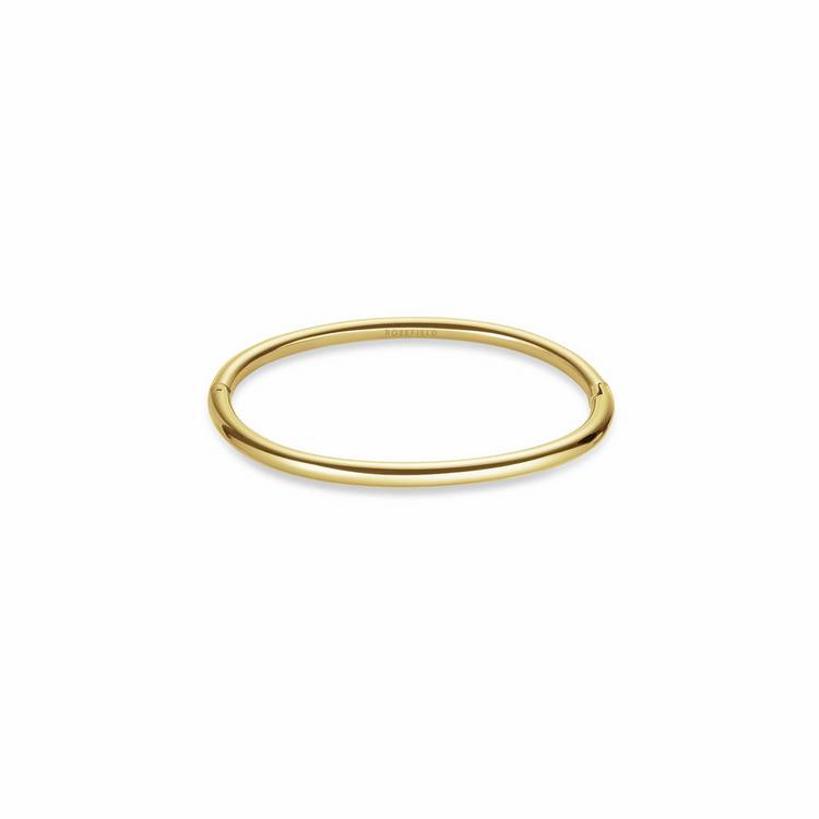 Rosefield gold stainless steel bangle 4mm - British product