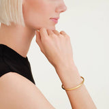 Rosefield gold stainless steel bangle 4mm - British product