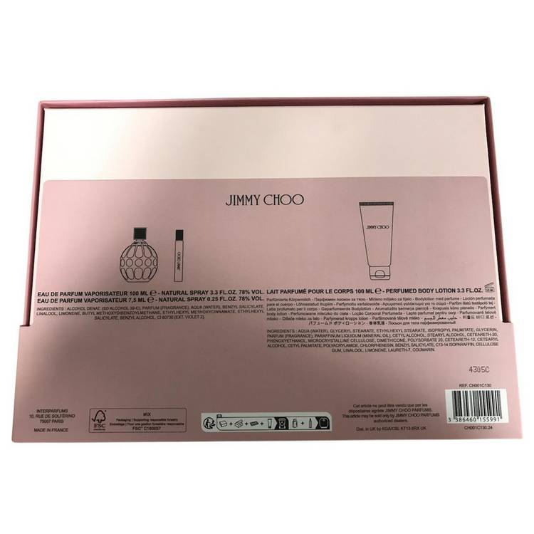 Jimmy Choo Eau de Parfum gift set 208ml (British brand)