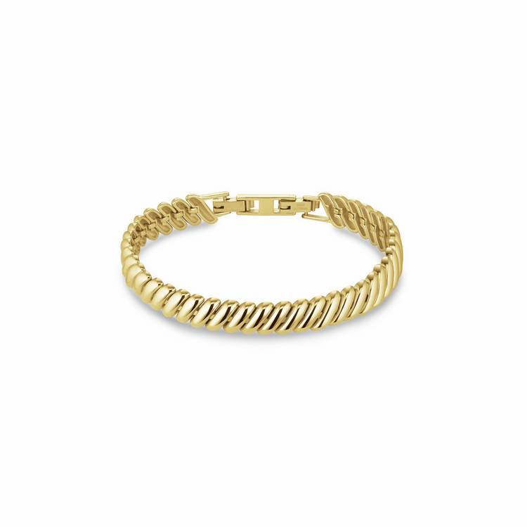 Rosefield San Marco bracelet in 14ct gold plating, imported from the UK