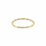 Rosefield gold plated bamboo design bangle 6cm, imported from the UK