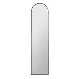 Argos Home black arch over door mirror 122x30cm, imported from the UK