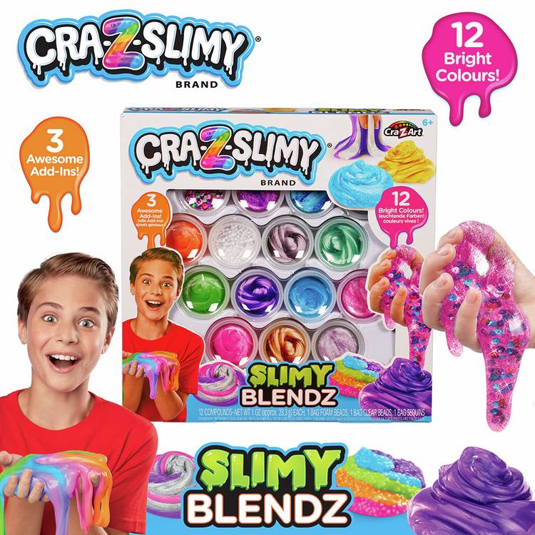 Cra-Z-Slimy Blendz slime set - British product