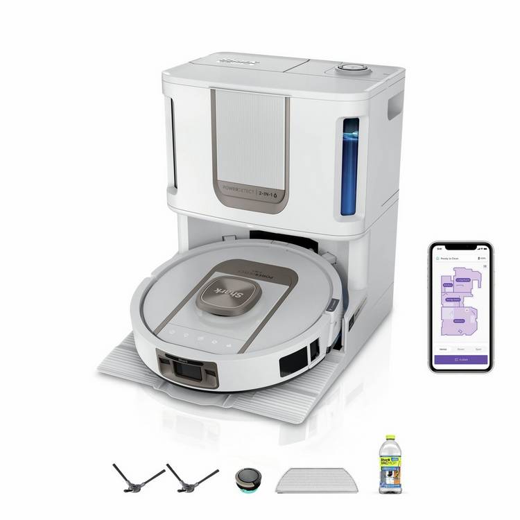 Shark ThermaCharged PowerDetect robot vacuum cleaner white - British product