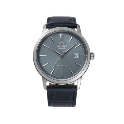 Argos Orient AC0F Classic Men's Blue Leather Strap Automatic Watch- Buy online at McGrocer