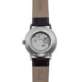 Orient automatic watch with brown leather strap, imported from the UK