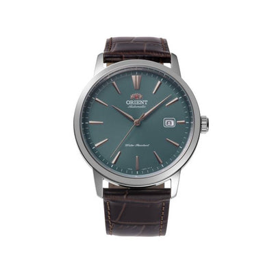 Argos Orient AC0F Classic Men's Brown Leather Strap Automatic Watch- Buy online at McGrocer