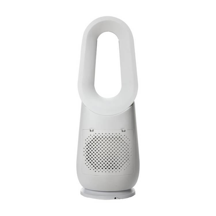 Bush Bladeless Desk Fan 58cm White Black - British product