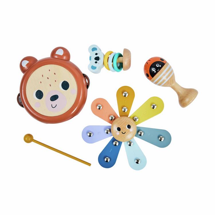 Chad Valley Nature Band rhythm kit wooden musical toy - British product