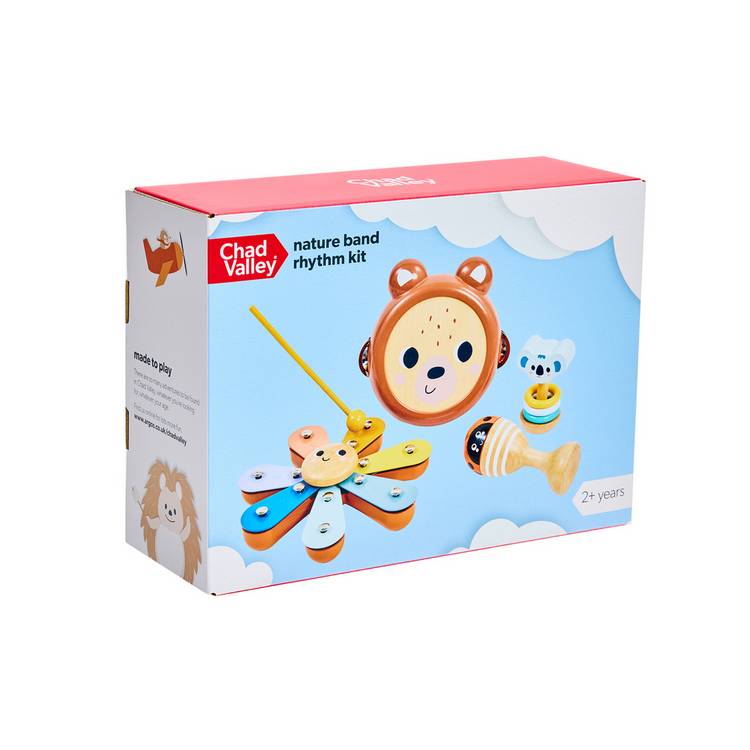 Chad Valley Nature Band rhythm kit wooden musical toy - British product