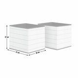 Habitat set of 2 bamboo storage boxes - British product