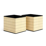 Habitat set of 2 bamboo storage boxes - British product