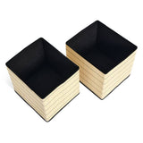 Habitat set of 2 bamboo storage boxes - British product