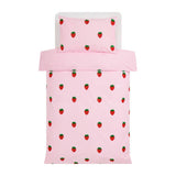 Argos Home kids strawberry pink tufted bedding set single, UK version