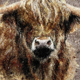Bree Merryn brown Highland Cow doormat 50x75cm, UK version