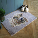 Bree Merryn brown Highland Cow doormat 50x75cm, UK version