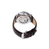 Orient Bambino sun and moon watch brown leather strap, imported from the UK