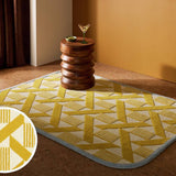 Argos Habitat Blue Border Wool Cut Pile Rug 120x170cm- Buy online at McGrocer