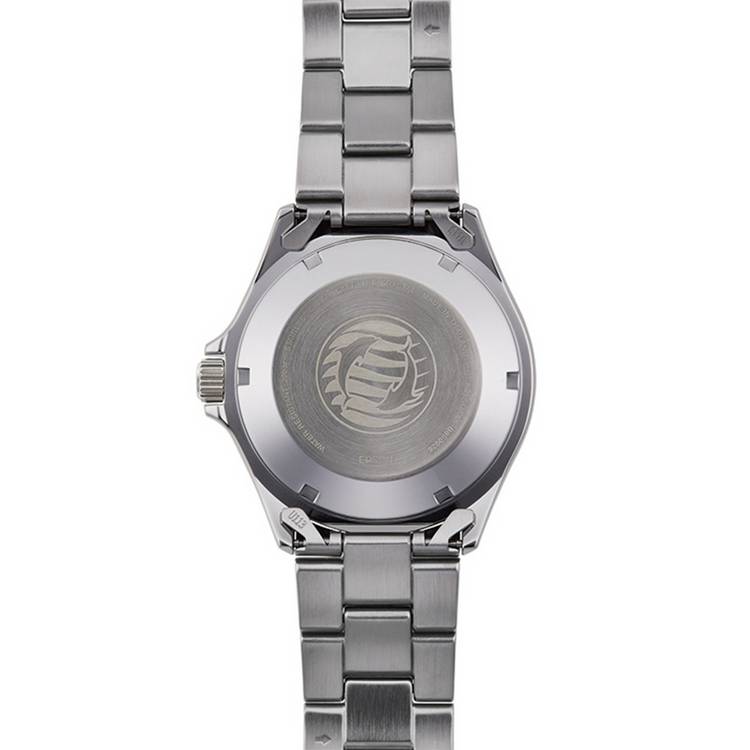 Orient Mako III Kamasu men's black dial steel watch, UK version