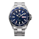 Orient Mako III Kamasu automatic watch blue dial stainless steel, UK version