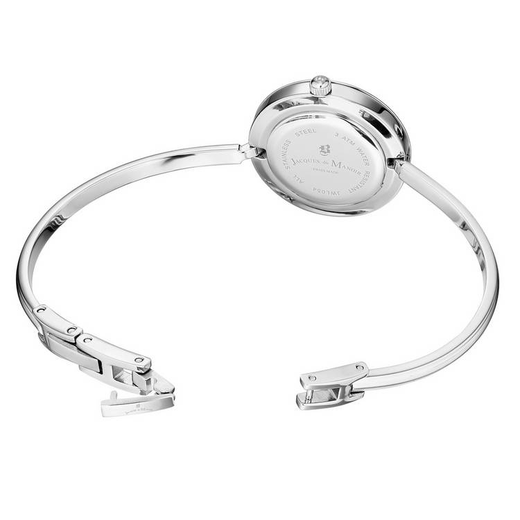 Jacques Du Manoir Aurora women's steel bangle watch 26mm, UK version