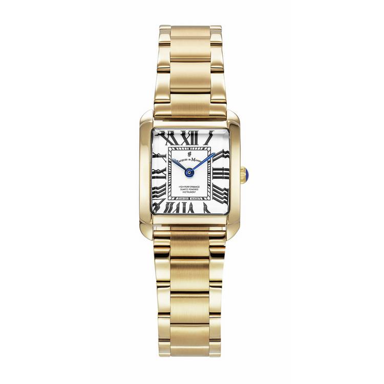 Jacques Du Manoir Emily women's gold plated watch 22mm, UK version