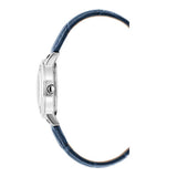 Jacques du Manoir Genesis watch blue leather strap 28mm (British brand)