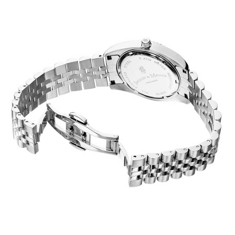Jacques Du Manoir Inspiration women's steel bracelet watch 36mm (British brand)