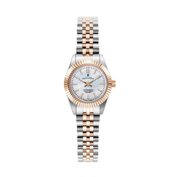 Jacques Du Manoir women's bracelet watch mother-of-pearl dial 22mm - British product
