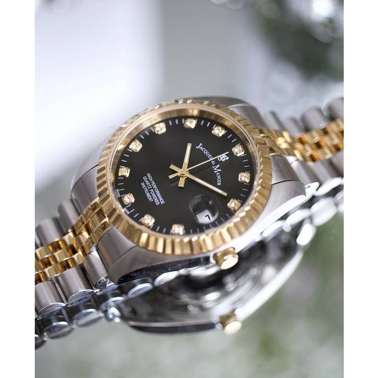 Jacques Du Manoir Inspiration women's gold bracelet watch - British product