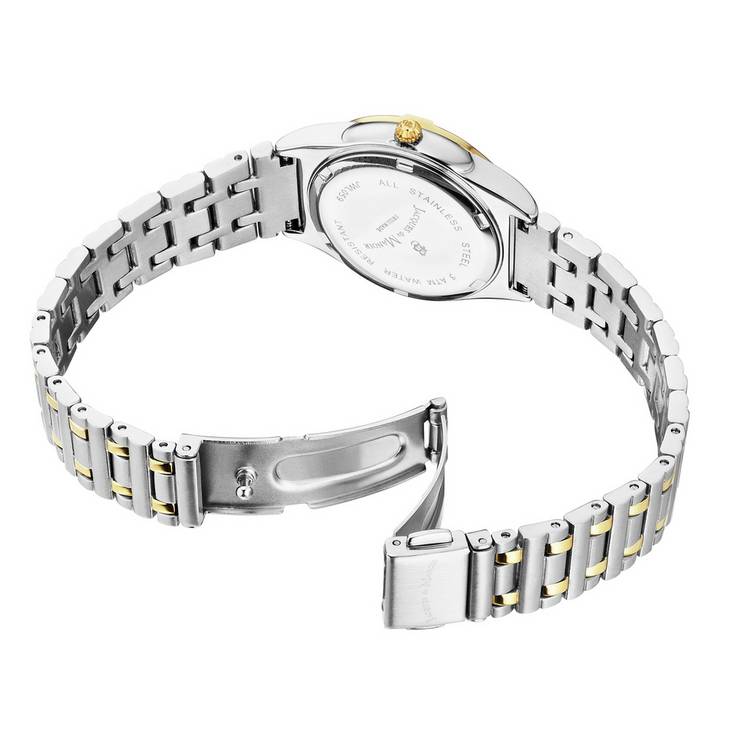 Jacques Du Manoir Leonie women's duotone bracelet watch, imported from the UK