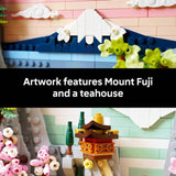 LEGO Art Japanese Cherry Blossom wall art set, imported from the UK