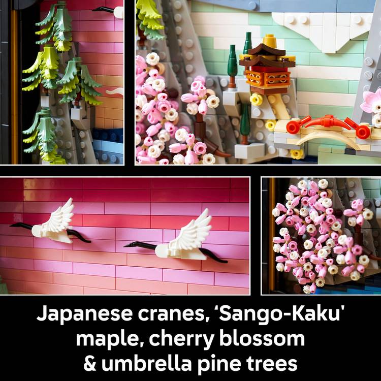LEGO Art Japanese Cherry Blossom wall art set, imported from the UK