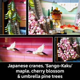 LEGO Art Japanese Cherry Blossom wall art set, imported from the UK
