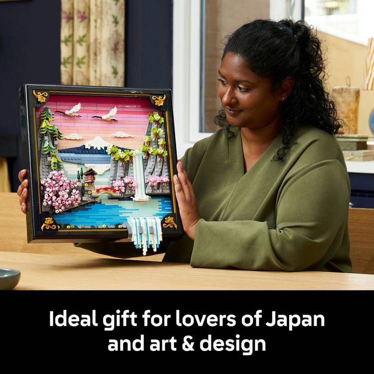 LEGO Art Japanese Cherry Blossom wall art set, imported from the UK