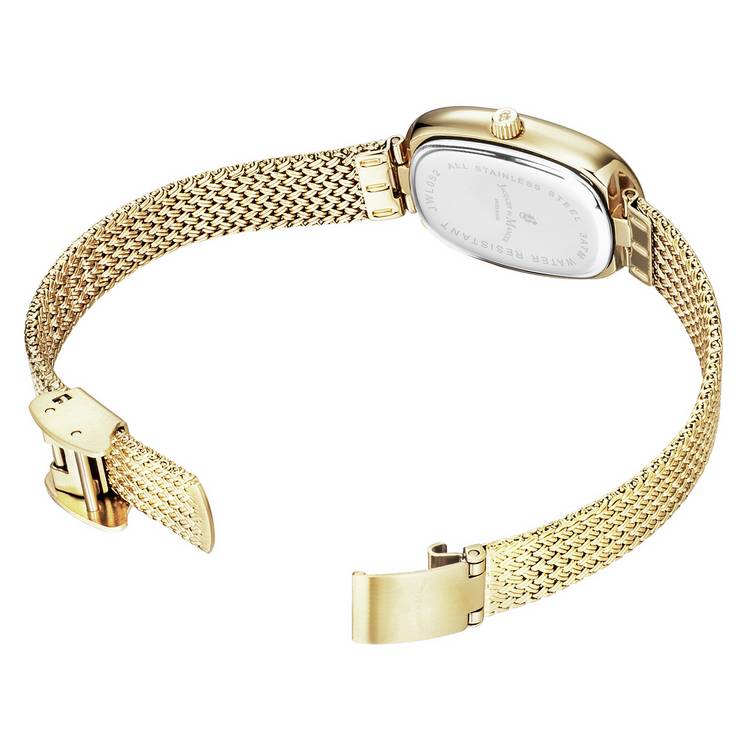 Jacques Du Manoir women's gold-plated bracelet watch, imported from the UK
