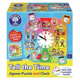 Orchard Toys Tell the Time 37 piece jigsaw puzzle, UK version