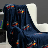 Red Bull fleece throw navy 150x100cm (British brand)