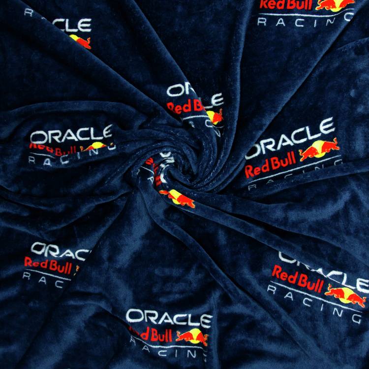 Red Bull fleece throw navy 150x100cm (British brand)