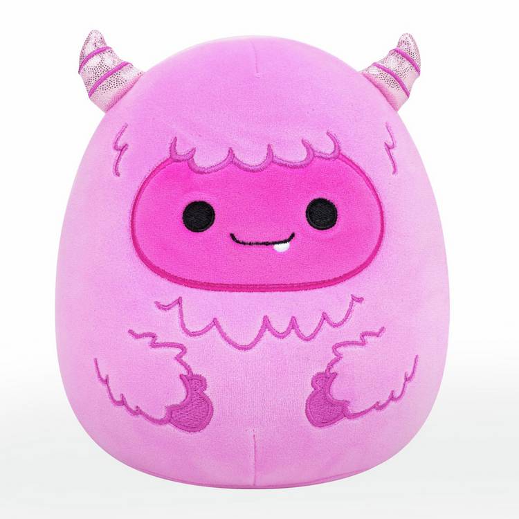 Squishmallows Nenezy pink yeti plush toy 7.5-inch, UK version