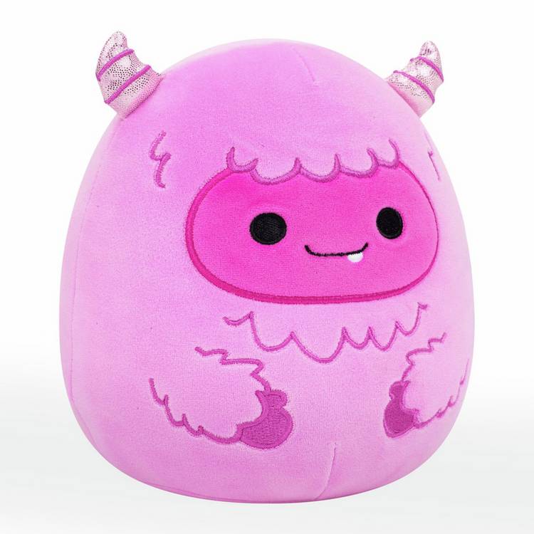 Squishmallows Nenezy pink yeti plush toy 7.5-inch, UK version