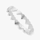 Argos Revere Sterling Silver Heart Band Ring Small- Buy online at McGrocer